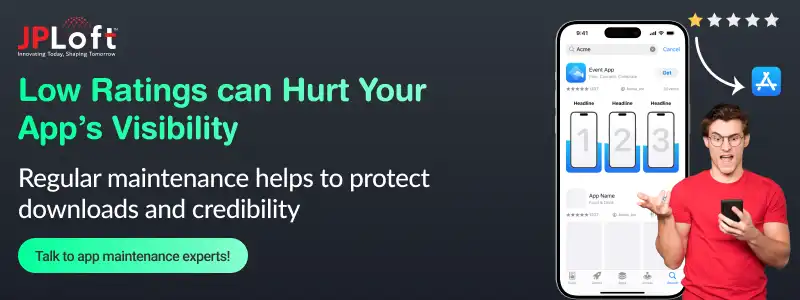 Low Ratings can Hurt Your App’s Visibility